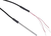 RS PRO PT100 testpunt weerstandsthermometer roestvrij staal Ø 3mm x 50mm, -50°C → +250°C, 2m kabel