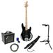 Sterling by Music Man StingRay Ray4 Noir set de démarrage pour guitare basse électrique