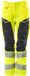 Mascot Accelerate Safe Pantalon avec poches genoux 19578-236 - jaune fluo/bleu marine foncé - C46