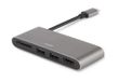 Moshi 99MO084213 USB-C Multiport Hub 3-in-1 met 2x USB-A en HDMI, Grijs