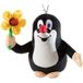 Le Molletje Peluche - Der kleine Maulwurf mit Blume - 16 cm - multicolore