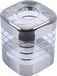 Helix Abat-jour Helix Chrome transparent, cubique, 10 cm