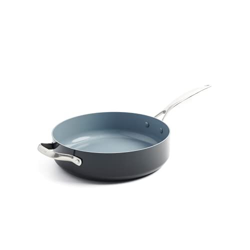 Greenpan Keramische Hapjespan 28 cm/4.2L |Geschikt voor inductie en vaatwasmachinebestendig |Gezonde antiaanbaklaag zonder PFAS, Venice Pro