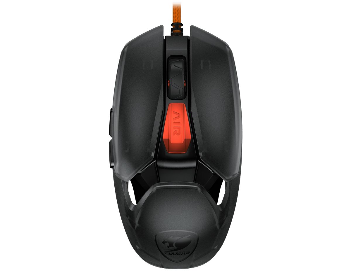 COUGAR CGR-WONB-M487 Gaming Muis - Rechtshandig - USB Type-A - Optisch - 20000 DPI - Zwart