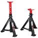 SIXTOL MECHANIC CAR STAND 3T | Set van 2 inklapbare autostandaards | Verstelbare hoogte | 3 ton draagvermogen | Stalen constructie