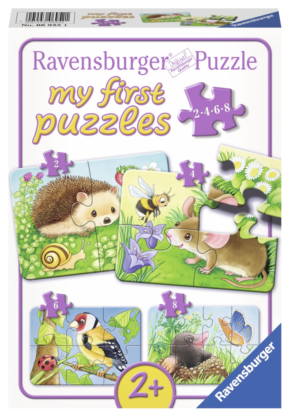 Ravensburger My First Puzzles Schattige tuinbewoners - 2+ jaar