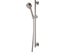 Wiesbaden Cadans Glijstangset - 72 cm - RVS Look - Zonder kraan