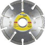 Klingspor 330632 DN 600 U 23 mm Diamantsnijschijf 125 x 6 x 22 10 Sectie 32 x 6 x 7 mm Enkel (Aantal 1)
