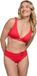 Ten Cate Beach Ten Cate bikini top triangle buckle push-up bright red voor Dames | Maat 40C (80C)