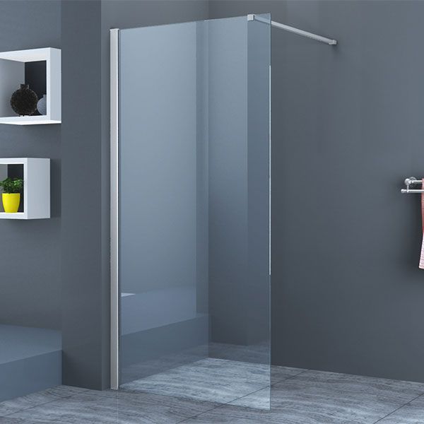Diamond Line Inloopdouche Eco Nano 100x200cm Antikalk Helder Glas Chroom Profiel 8mm Veiligheidsglas Easy Clean