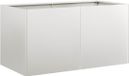 vidaXL Jardinière 80x40x40 cm Acier inoxydable