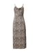 VILA Jurk 'VIRavenna' beige / bruin / zwart