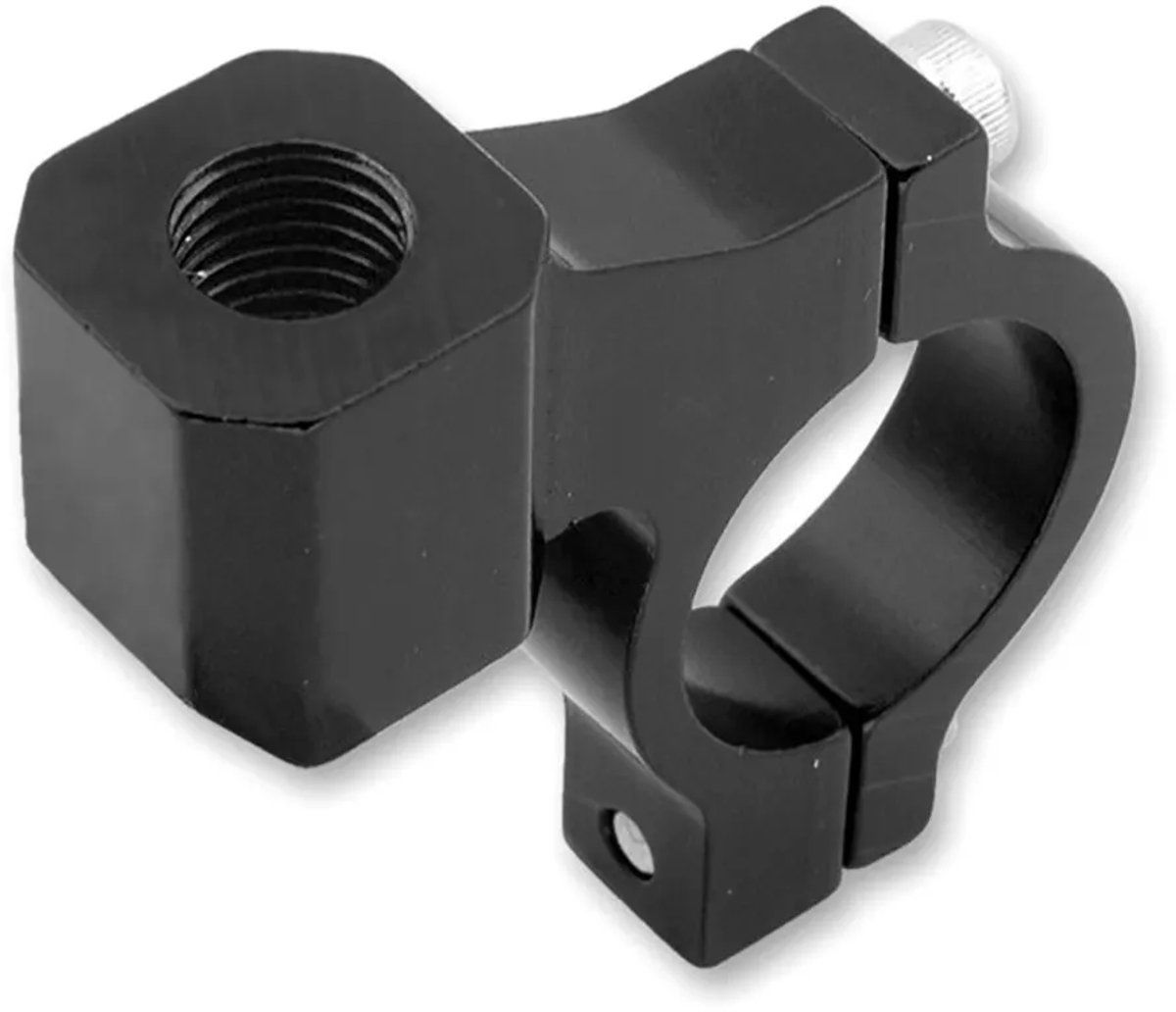 Stuurklem Vparts Stuurklem voor spiegel aluminium M10 rechtsschroefdraad - zwart