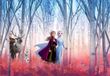 KOMAR Frozen Friends Forever Papier behang 368x254cm 8-delig | Papier | Multi