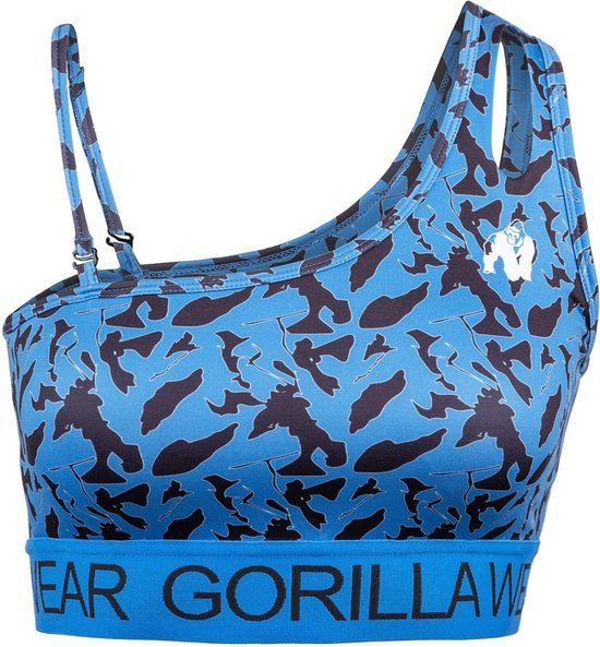 Gorilla Wear Osseo Sportbeha - Blauw - M
