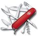 Victorinox Couteau Suisse Huntsman, 15 Fonctions, Scie, Ciseaux, Rouge