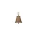 Countryfield Kersthanger Klok Avis Roest Metaal Ø15x17cm