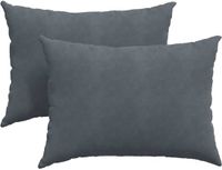 vidaXL - Zitkussens - 2 stuks - Donkergrijs - 70 x 50 cm - Corduroy stof