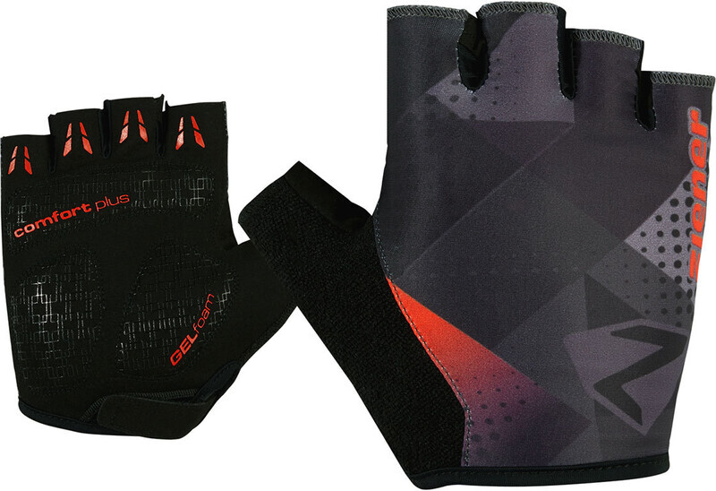 Ziener Cristoffer Handschoenen, black/new red