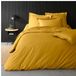 PROMO LINGE Linge promotionnel Effen Percale Dekbedovertrek - Kerrie / Geel - Tweepersoons - Katoen - 240 x 260 cm