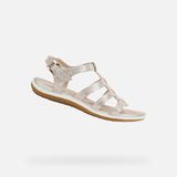 GEOX SANDAL VEGA DAMES Sandalen - BEIGE - Maat 36