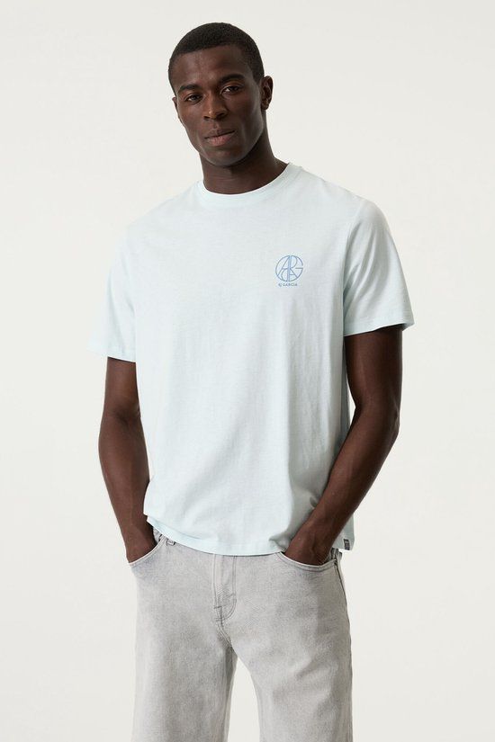 Garcia R261200 Heren T-shirt Wan Blue XXL