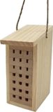 Merkloos Insectenhotel ca. 8 x 195 x 125 cm grenenhout/bamboe naturel - voor in de tuin