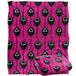 Squid Game ROZE GUARDS PATROON Silky Touch Super Zachte Sprei Deken 152 x 127 cm