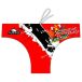 Turbo Trinidad Tobago Slip de bain Rouge XL Homme