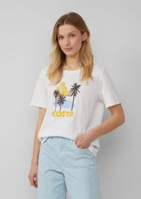 s.Oliver T-shirt Wit Dames Maat 44