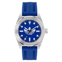 Adidas Originals Discoverer One AOSY25020 Horloge - Siliconen - Blauw - Ø 44 mm