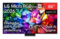 LG 86MRGB96B9B / écran MicroRGB evo / 86 pouces / 2026