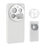 NEEWER 15 Ultra Lens Backplate, aluminiumlegering 17mm draad telefoon lens adapterhouder voor hoofd- en telecamera's, compatibel met Xiaomi 15 Ultra Original telefoonhoes, PA111 (zilver)