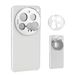 NEEWER 15 Ultra Lens Backplate, aluminiumlegering 17mm draad telefoon lens adapterhouder voor hoofd- en telecamera's, compatibel met Xiaomi 15 Ultra Original telefoonhoes, PA111 (zilver)