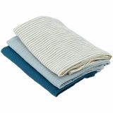 DOMIVA Mousseline Domiva Blauw 3 Onderdelen