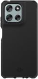 Mobilis SPECTRUM_R - Achterzijde behuizing voor mobiele telefoon - robuust - antimicrobieel, 100% hergebruikt - zwart - voor Motorola Moto G56