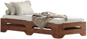 IDIMEX Stapelbed RONNY 90x200 cm grenenhout kastanjebruin