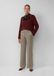 s.Oliver Broek van interlock jersey met extra hoge taille