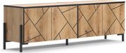 Vicco Hatto TV-meubel – 156.8 x 50 cm Eiken