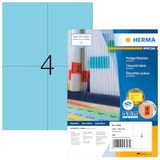 HERMA 4398 Gekleurde Etiketten A4 blauw