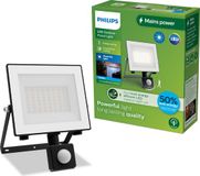 Philips LED Philips Lois floodlight - UltraEfficient LED - Zwart - 15W - Koel wit licht; 5000K - Bewegingssensor - Verstraler