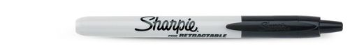 Sharpie Fine Retractable Permanent Marker, Grijs/Zwart