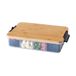 Farberware Build Snacklebox Dienblad met vergrendeling bamboe snijplank deksel, draagbare opslagcontainer met compartimenten voor charcuterie en meer-make it. Neem het. Geniet ervan, 38,5 x 40,6 cm,
