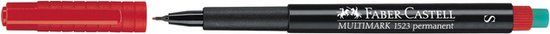 Faber-Castell Multimark Permanent Marker - Red - Fine Point