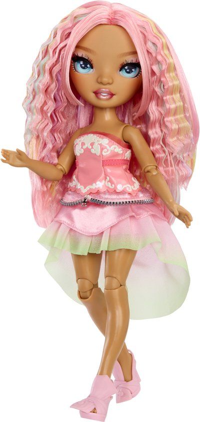 Top1Toys Rainbow High Be Dazzling-modepoppen -Adeline Rose (Roze) met bedazzle-tool en glinsterende strass-steentjes