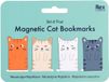 Rex London Boekenlegger Kat magnetisch 4 pièces