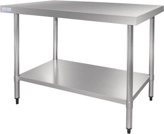 Vogue RVS Werktafel | 70 cm diep | 5 formaten