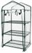 Deconation Serre de jardin 3 niveaux avec porte - 69 x 49 x H125 cm - transparente