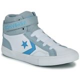 Converse Pro Blaze Strap Sport Remastered Sneaker voor jongens, Wit Heirloom Zilver Lt Blauw, 26.5 EU