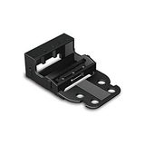 Bevestigingsadapter; WAGO Bevestigingsadapter voor 5-draads klemmen serie 221-4 mm² zwart
